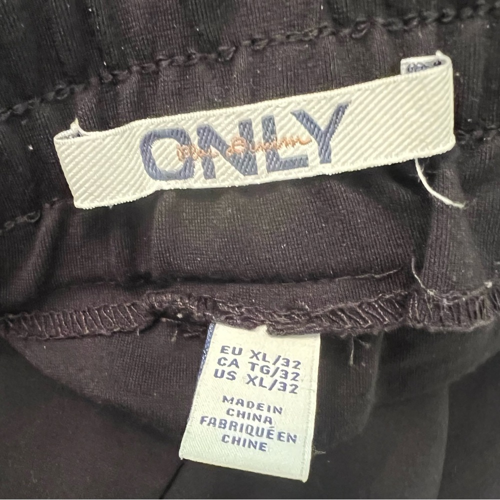 ONLY Women’s PopTrash Regular Fit Classic Trousers Black XL Super Soft! - Picture 14 of 15